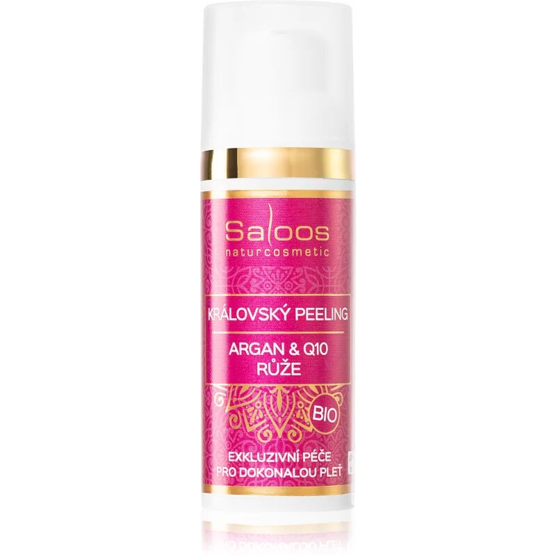 Saloos Bio Royal Peeling Rose pomlajevalni piling za obraz 50 ml