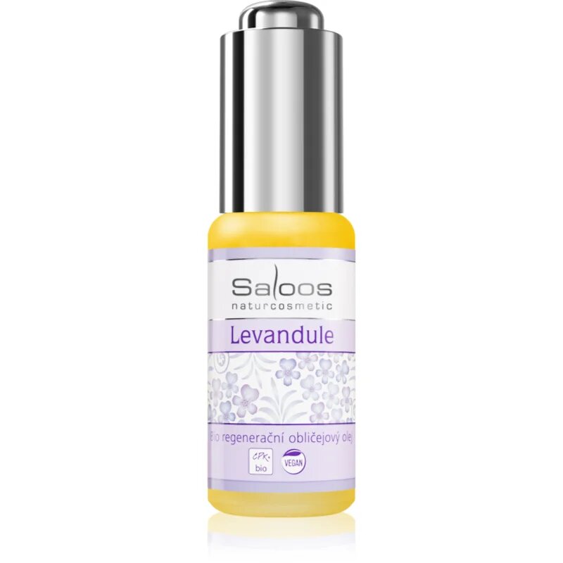 Saloos Bio Skin Oils Lavender pomirjevalno olje za regeneracijo obraza 20 ml