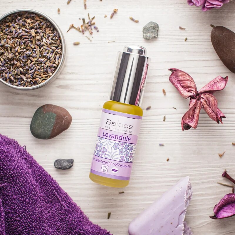 Saloos Bio Skin Oils Lavender pomirjevalno olje za regeneracijo obraza 20 ml