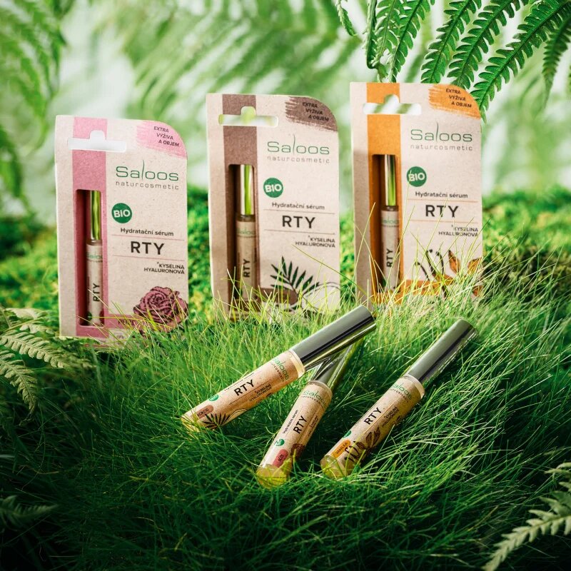 Saloos Bioactive Serum vlažilni serum za ustnice Růže 7 ml