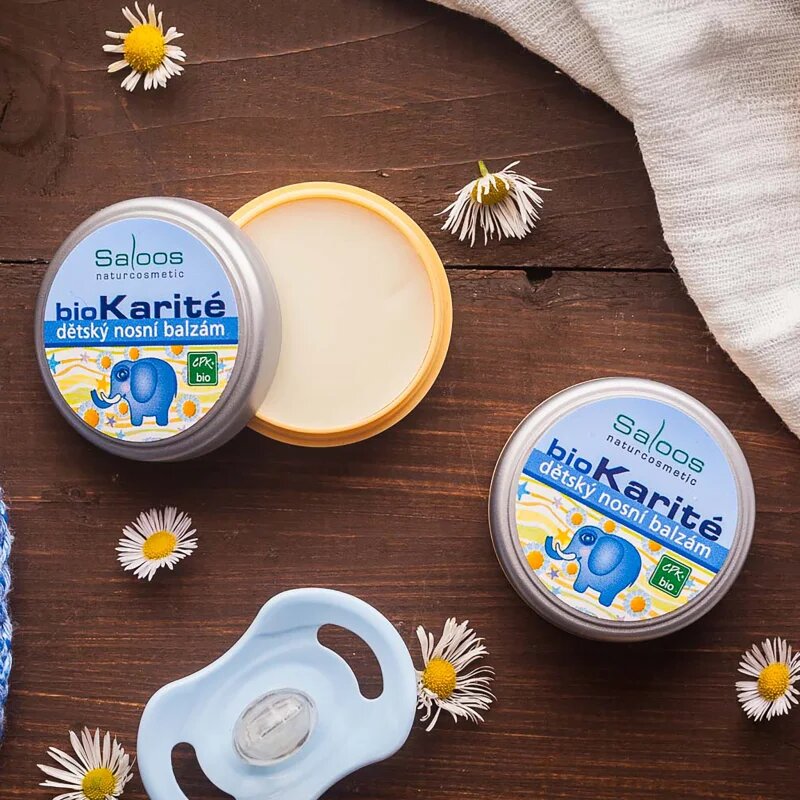 Saloos BioKarité otroški nosni balzam 19 ml