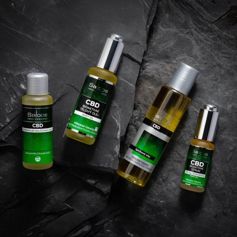Saloos CBD hidrofilno olje za nežno odstranjevanje ličil 50 ml