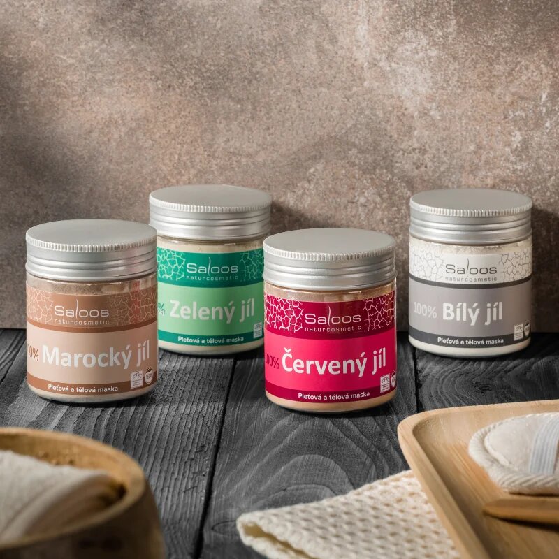 Saloos Clay Mask Illite maska za telo in obraz 140 g