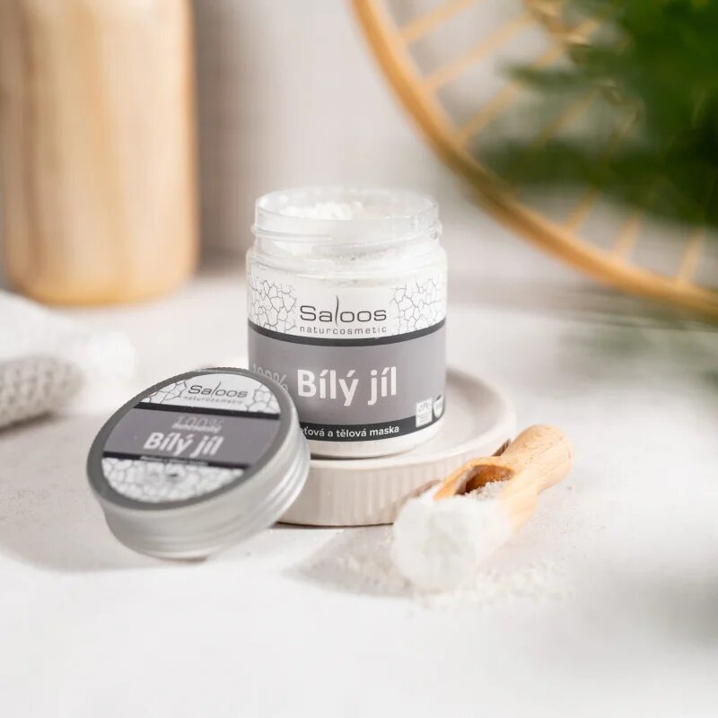 Saloos Clay Mask Kaolinite maska za telo in obraz 100 g