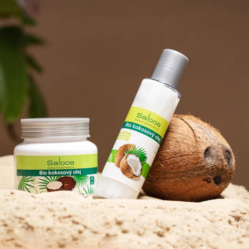 Saloos Cold Pressed Oils Bio Coconut kokosovo olje za suho in občutljivo kožo 250 ml