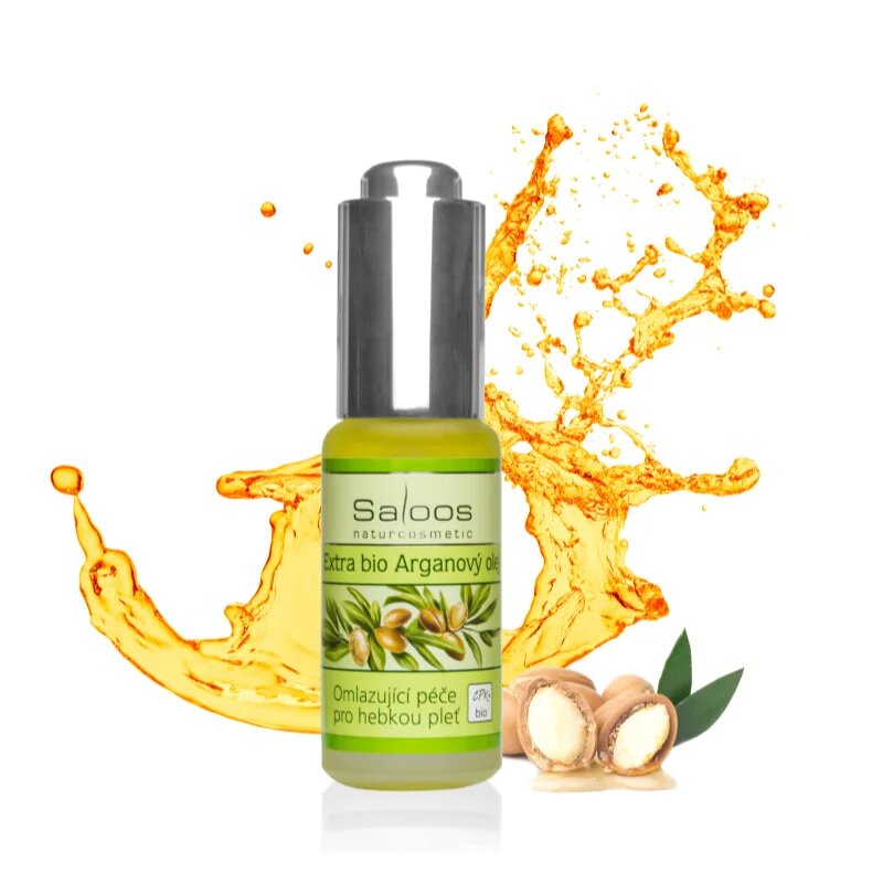 Saloos Cold Pressed Oils Extra Bio Argan bio arganovo olje s pomlajevalnim učinkom 20 ml