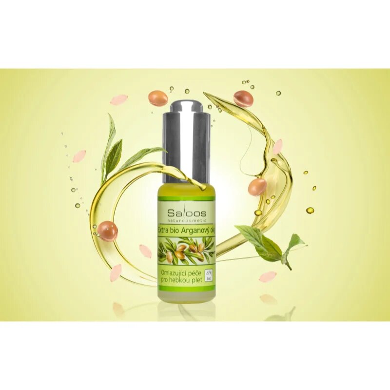 Saloos Cold Pressed Oils Extra Bio Argan bio arganovo olje s pomlajevalnim učinkom 20 ml