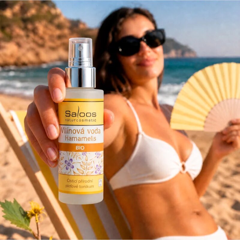 Saloos Floral Water Witch Hazel pomirjajoči čistilni tonik za mastno in problematično kožo 100 ml