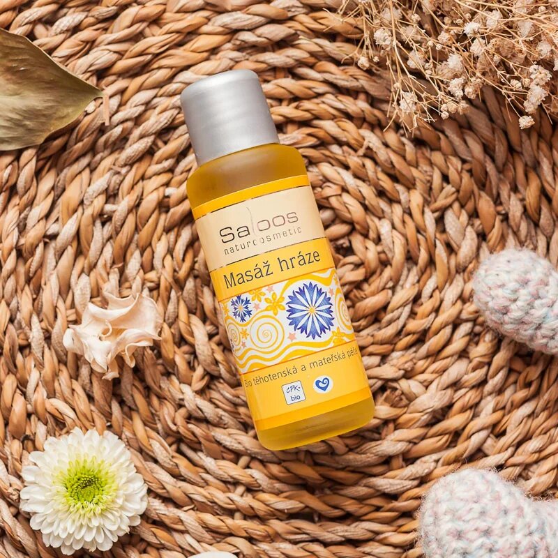 Saloos Pregnancy Care olje za masažo presredka 50 ml