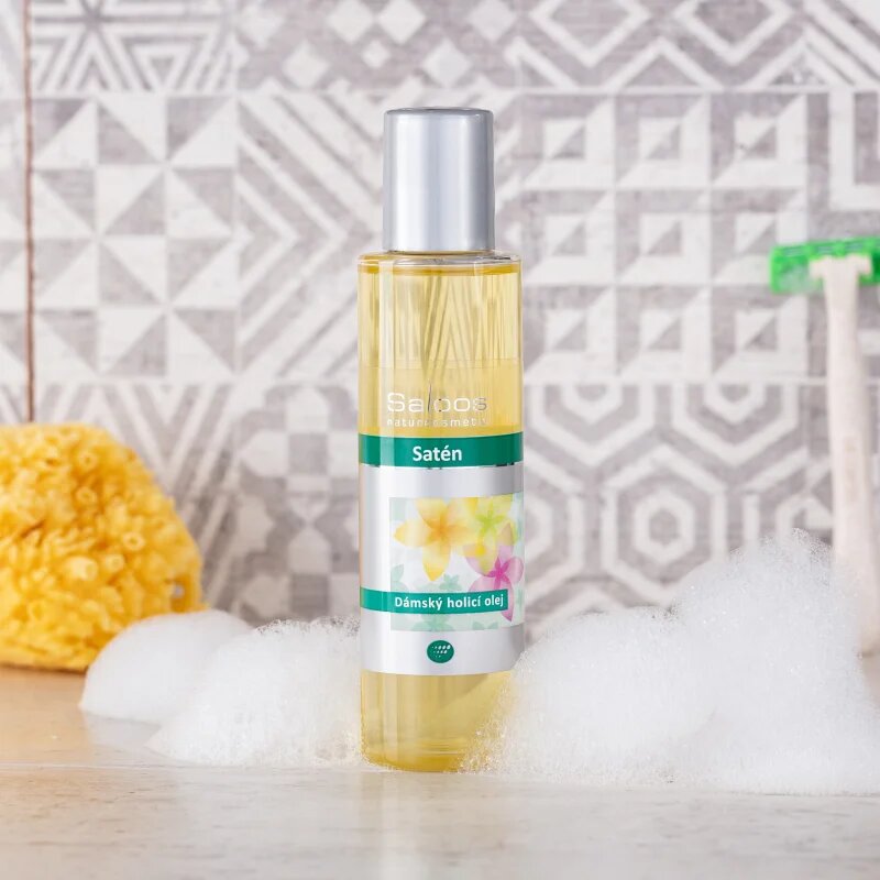 Saloos Shower Oil Sateen žensko olje za britje 125 ml