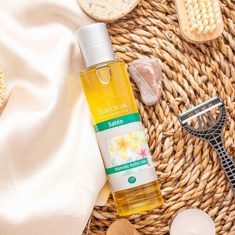 Saloos Shower Oil Sateen žensko olje za britje 125 ml