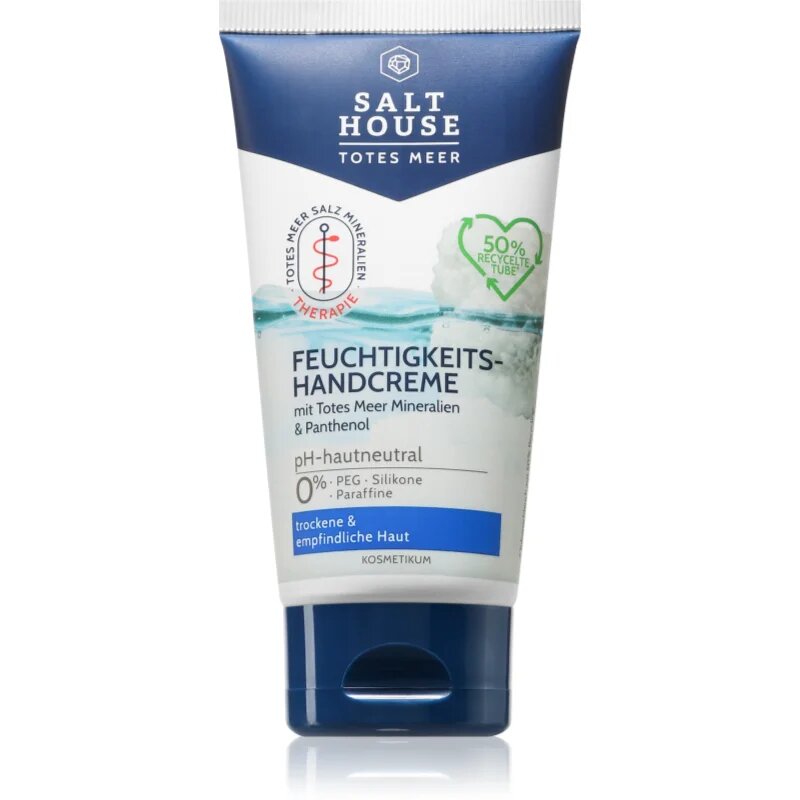 Salt House Dead Sea Moisturizing Hand Cream vlažilna krema za roke s pantenolom 75 ml