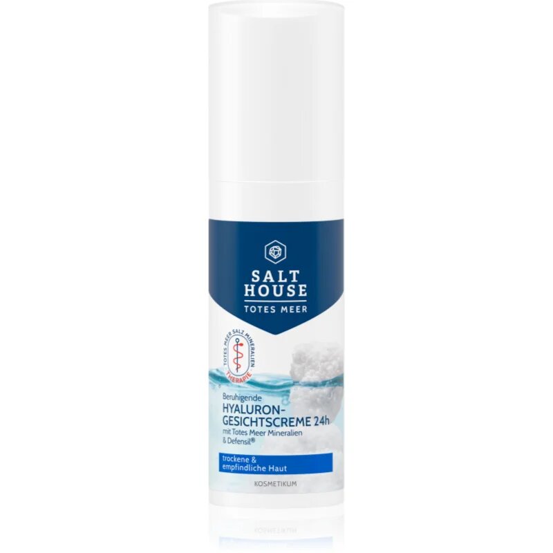Salt House Dead Sea Therapy Hyaluronic Face Cream 24h vlažilna krema za obraz s hialuronsko kislino 50 ml