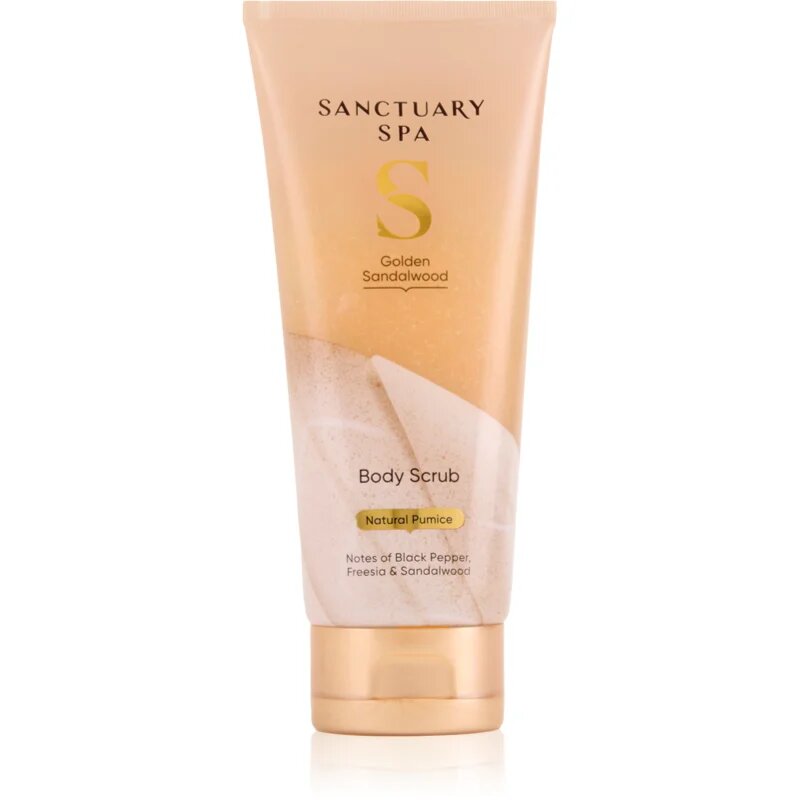 Sanctuary Spa Golden Sandalwood gelasti piling za telo 200 ml
