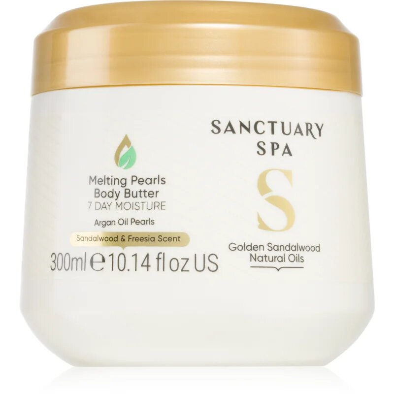 Sanctuary Spa Golden Sandalwood intenzivno vlažilno maslo za telo 300 ml