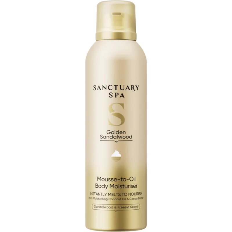 Sanctuary Spa Golden Sandalwood oljasta krema za prehrano in hidracijo 200 ml