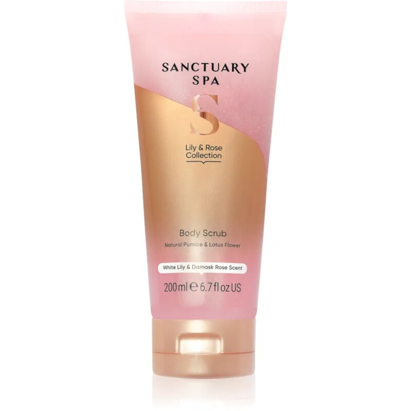 Sanctuary Spa Lily & Rose Collection gelasti piling z gladilnim učinkom 200 ml