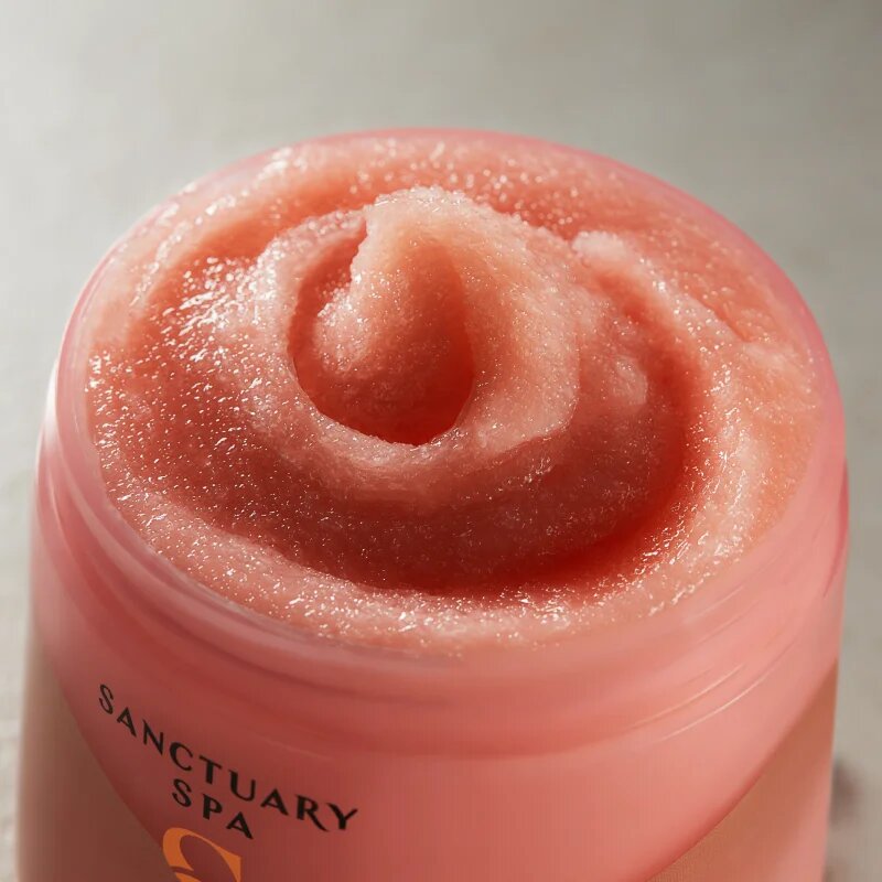 Sanctuary Spa Lily & Rose Collection negovalni piling za telo z vonjem cvetja 300 g