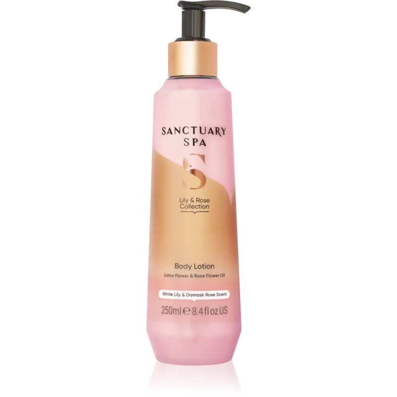 Sanctuary Spa Lily & Rose Collection vlažilni losjon za telo za suho kožo 250 ml