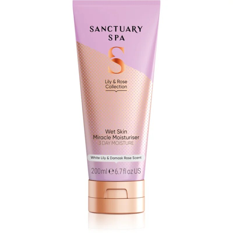 Sanctuary Spa Lily & Rose Collection vlažilni losjon za telo za tuš 200 ml