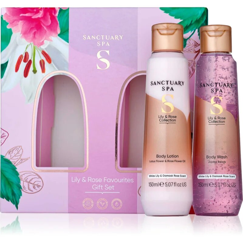 Sanctuary Spa Lily & Rose Favourites darilni set za telo