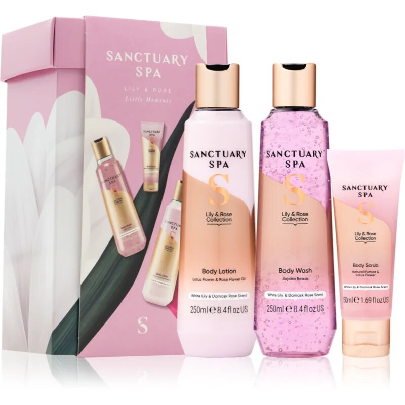 Sanctuary Spa Lily & Rose Little Moments darilni set za telo