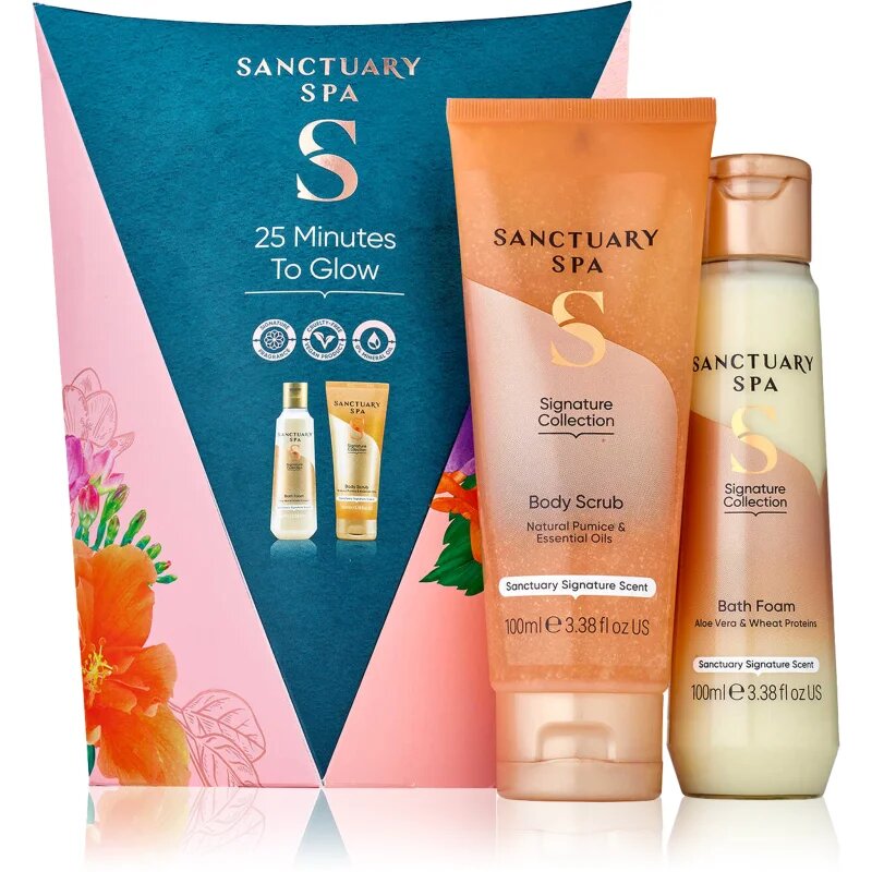 Sanctuary Spa Signature Collection darilni set za kopel 25 Minutes To Glow