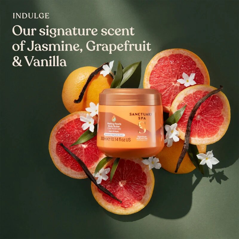 Sanctuary Spa Signature Natural Oils hranilno maslo za telo z karitejevim maslom 300 ml