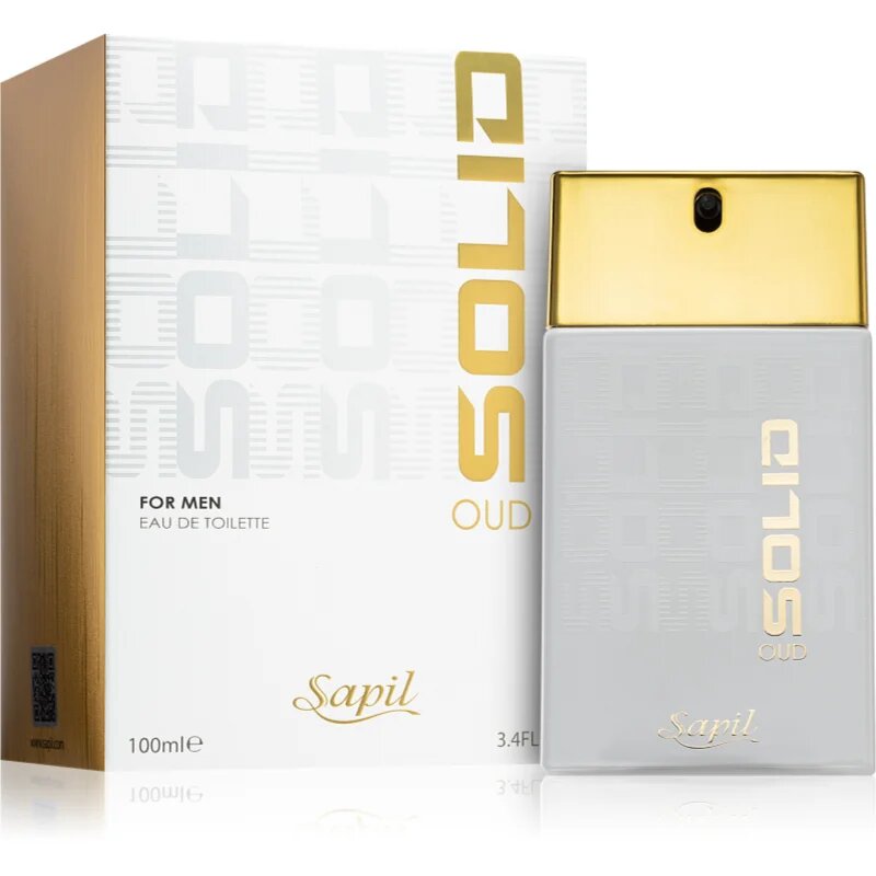 Sapil Solid Oud toaletna voda za moške 100 ml