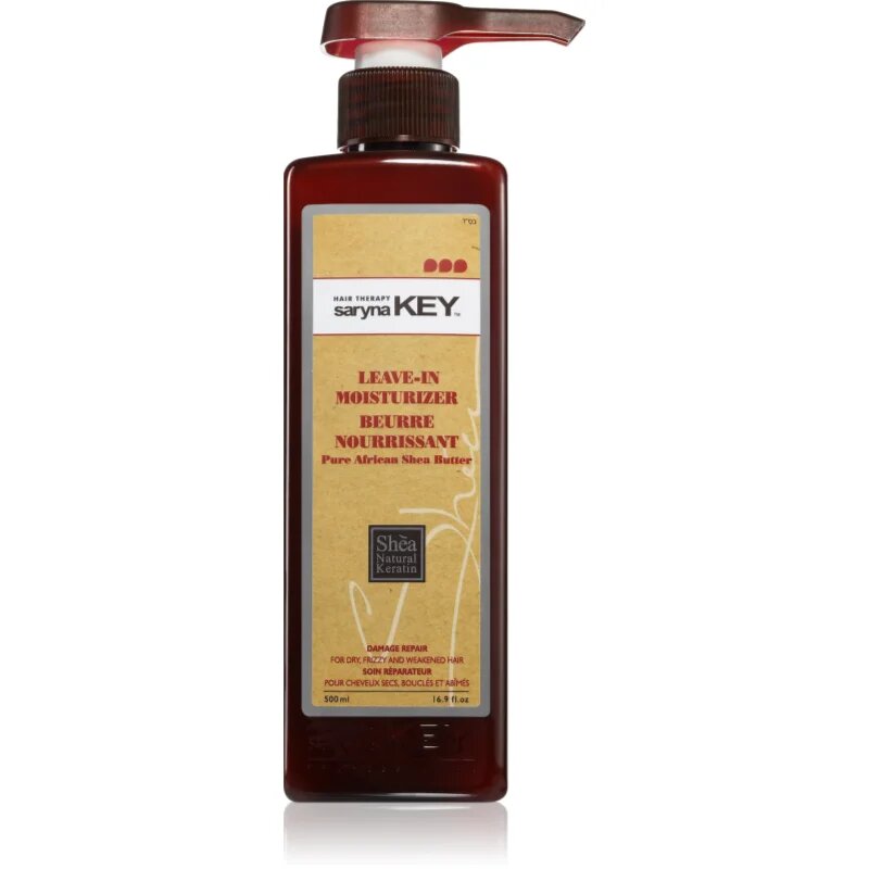 Saryna Key Pure African Shea Butter Damage Repair balzam brez spiranja s karitejevim maslom 500 ml