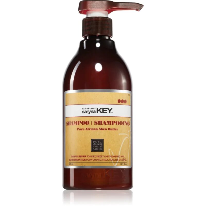 Saryna Key Pure African Shea Butter Damage Repair šampon za suhe lase s karitejevim maslom 500 ml