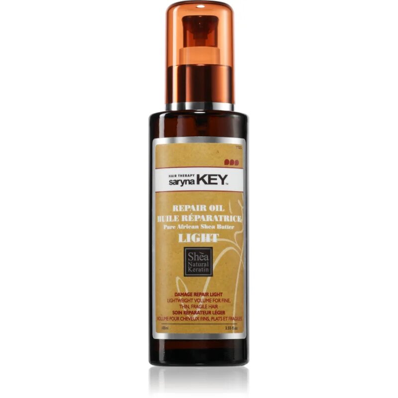 Saryna Key Pure African Shea Butter Light olje za lase z karitejevim maslom 105 ml