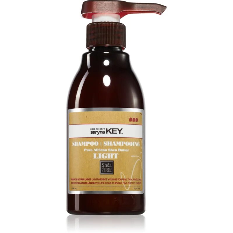 Saryna Key Pure African Shea Butter Light šampon z karitejevim maslom 300 ml