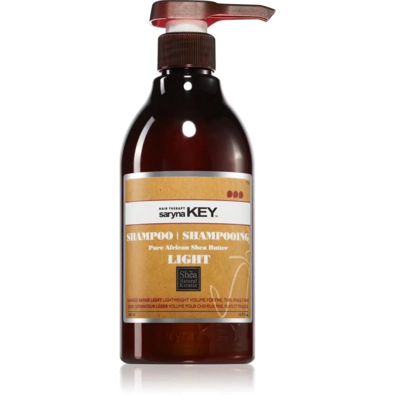 Saryna Key Pure African Shea Butter Light šampon z karitejevim maslom 500 ml