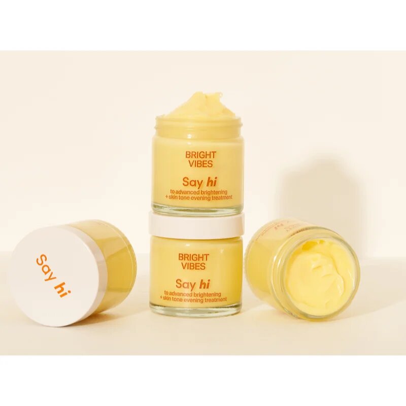 Say Hi Bright Vibes posvetlitvena krema za kožo s hiperpigmentacijo 50 ml