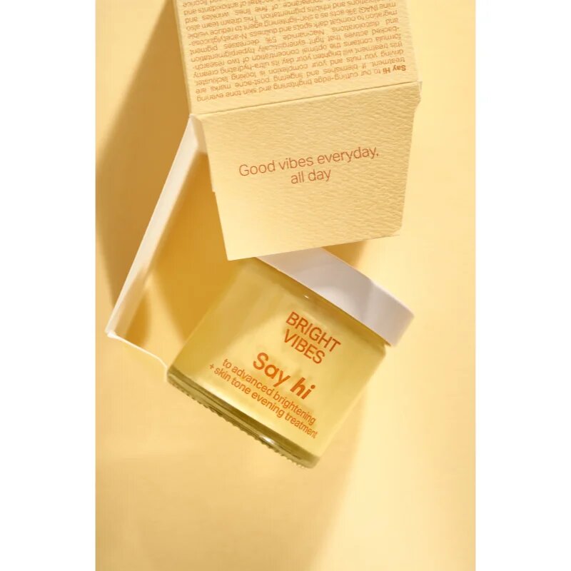 Say Hi Bright Vibes posvetlitvena krema za kožo s hiperpigmentacijo 50 ml
