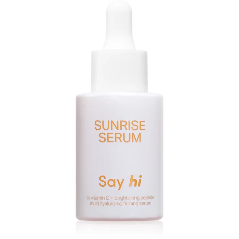 Say Hi Sunrise serum za osvetljevanje za učvrstitev obraza z vitaminom C 30 ml