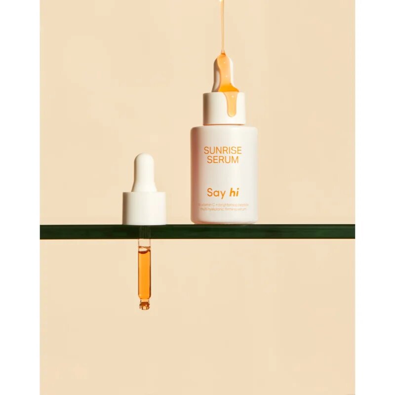 Say Hi Sunrise serum za osvetljevanje za učvrstitev obraza z vitaminom C 30 ml