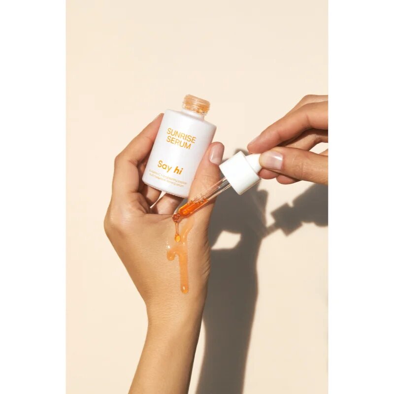Say Hi Sunrise serum za osvetljevanje za učvrstitev obraza z vitaminom C 30 ml