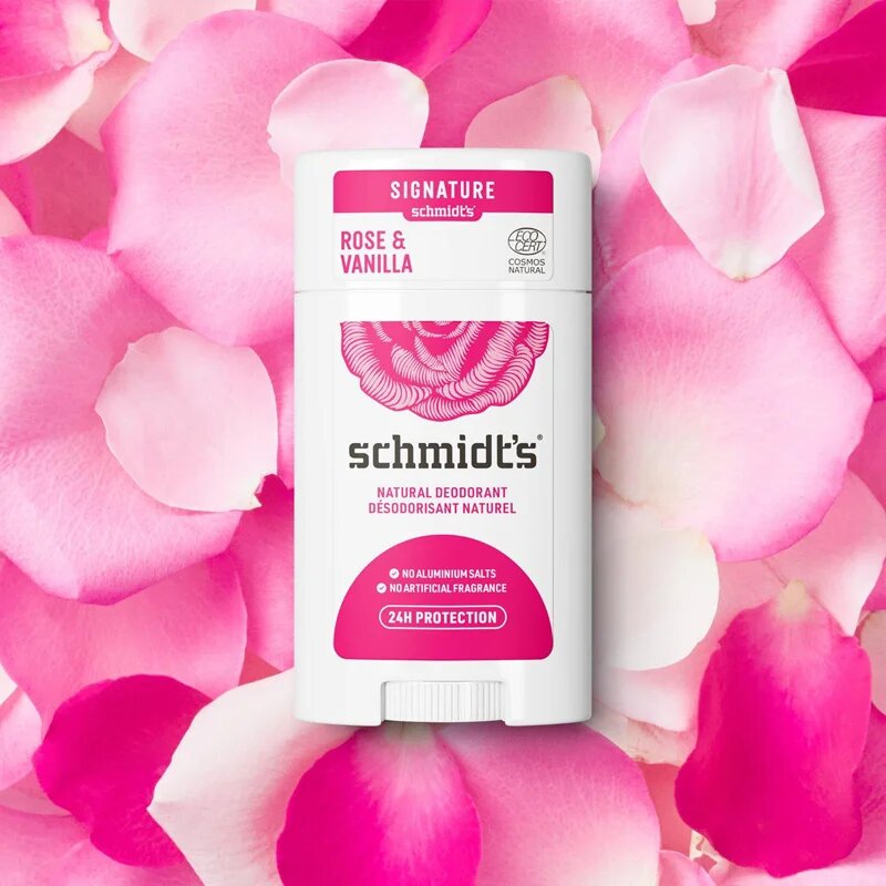 Schmidt's Rose + Vanilla trdi deodorant 75 g