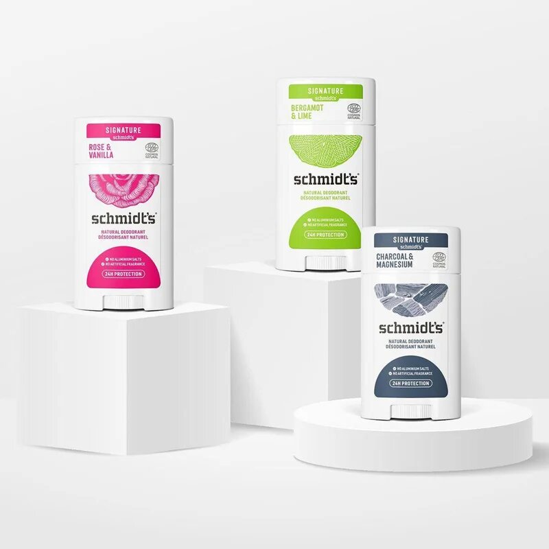 Schmidt's Rose + Vanilla trdi deodorant 75 g