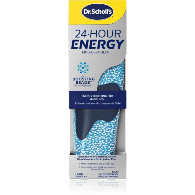 Scholl Dr. 's 24 Hour Energy vložki za čevlje velikost S 1 par