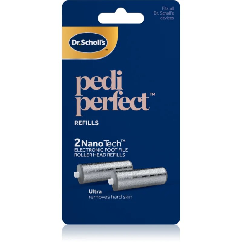 Scholl Dr. 's PediPerfect nadomestne glave za električno pilico za stopala za trdo kožo 2 kos