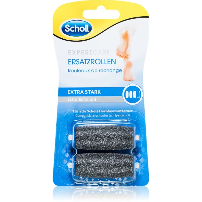 Scholl Expert Care Extra Strong nadomestne glave za električno pilico za stopala 2 kos