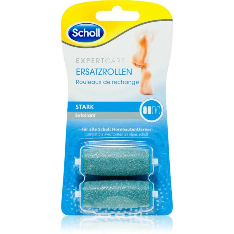Scholl Expert Care Regular Strong nadomestne glave za električno pilico za stopala 2 kos