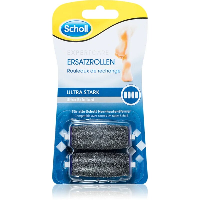 Scholl Expert Care Ultra Strong nadomestna glava za električno pilico za stopala ultra groba 2 kos