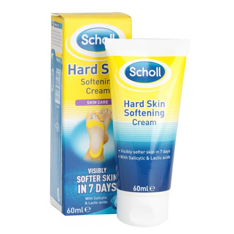 Scholl Foot Cream Hard Skin nočna krema za mehčanje trde kože 60 ml