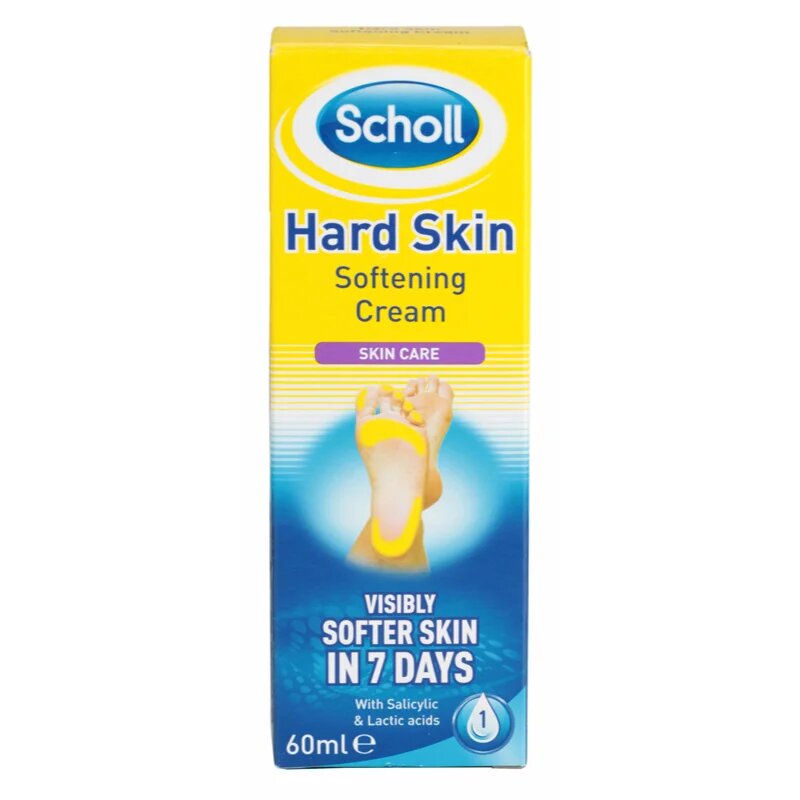 Scholl Foot Cream Hard Skin nočna krema za mehčanje trde kože 60 ml