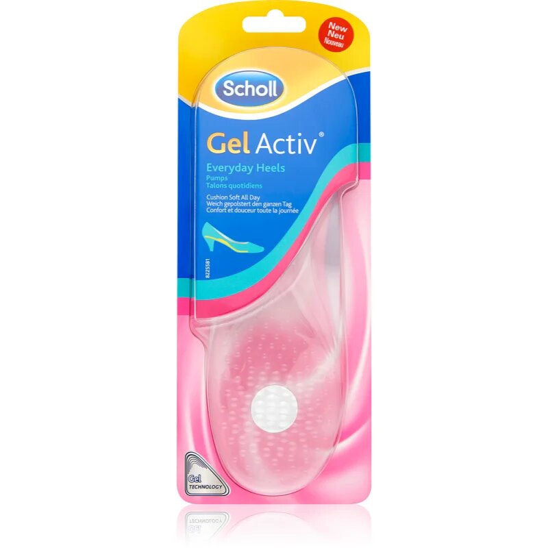 Scholl GelActiv Everyday Heels gel blazinice za noge in čevlje 1 par