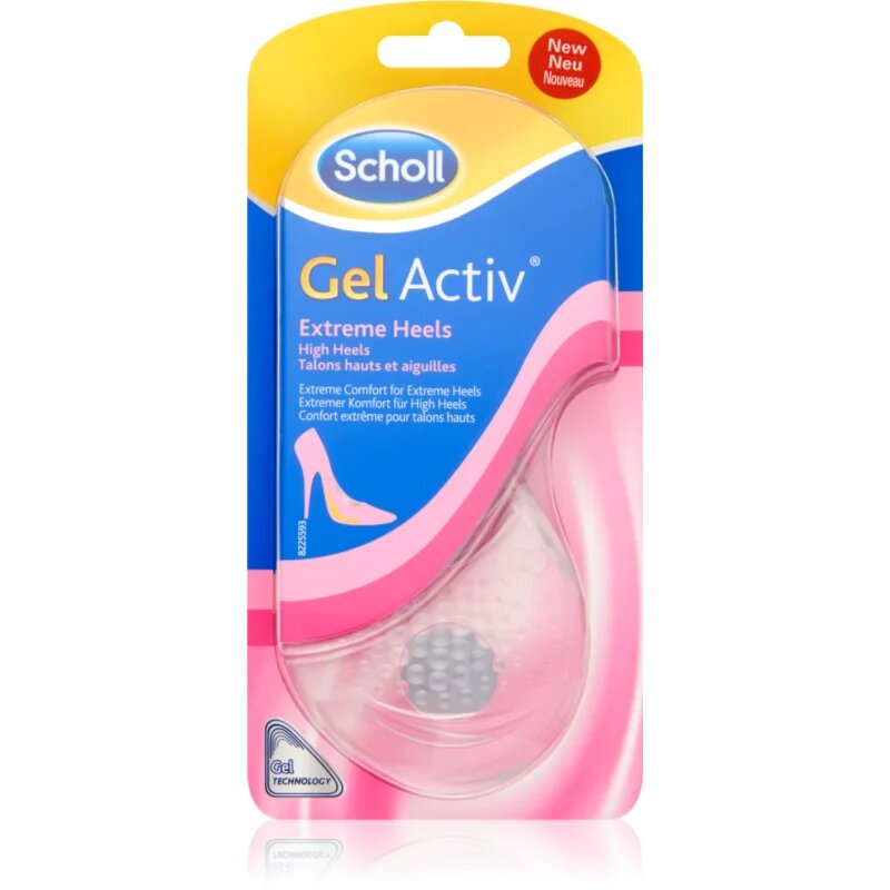 Scholl GelActiv Extreme Heels vložki za čevlje z gel blazinico 1 par